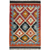 Handmade Vegetable Kilim 2' 8" x 4' 2" ft / 82 x 128 cm - No. Y39237