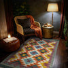Hand Knotted Afghan Style Kilim 2' 8" x 4' 4" ft / 82 x 132 cm - No. Y39239