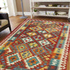 Handmade Vegetable Kelim 4' 4" x 6' 2" ft / 133 x 188 cm - No. Y39240