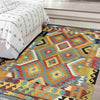 Hand Knotted Flatweave Kilim 4' 11" x 6' 9" ft / 150 x 205 cm - No. Y39244