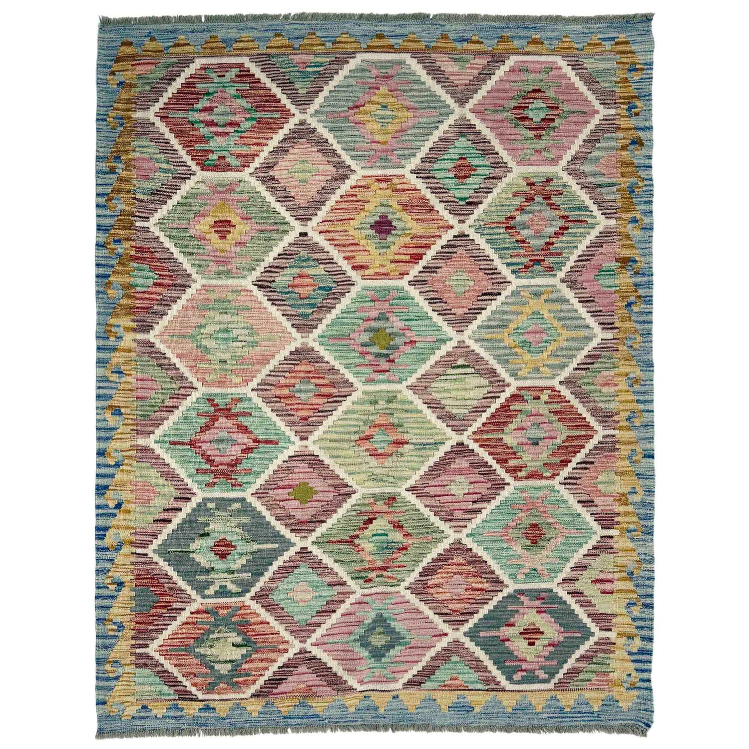 Medium Size Chobi Kilim 4' 11" x 6' 7" ft / 149 x 200 cm - No. Y39245