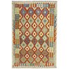 Handmade Afghan Vegetable Kilim 4' 5" x 6' 5" ft / 135 x 196 cm - No. Y39246
