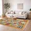 Handmade Vegetable Kilim 5' 0" x 6' 5" ft / 152 x 196 cm - No. Y39249