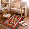 Handmade Turkish Design Wool Kilim 1' 11" x 2' 8" ft / 58 x 82 cm - No. Y39260