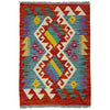 Handmade Afghan Vegetable Kilim 2' 0" x 2' 9" ft / 60 x 83 cm - No. Y39263