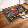 Handmade Afghan Vegetable Kilim 1' 9" x 2' 11" ft / 54 x 89 cm - No. Y39277