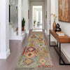 Multi Color ful Flat-Weave Wool Kilim Runner 2' 11" x 9' 11" ft / 90 x 303 cm - No. Y39282