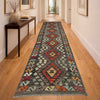 Hand Knotted Flatweave Kilim Runner 2' 7" x 9' 9" ft / 79 x 297 cm - No. Y39285