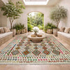Handmade Turkish Design Wool Kilim 8' 5" x 9' 9" ft / 257 x 297 cm - No. Y39298