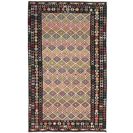 Hand Made Afghan Kilim 9' 7" x 16' 4" ft / 292 x 499 cm - No. Y39301
