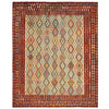 Multi Color ful Flat-Weave Wool Kilim 10' 4" x 12' 7" ft / 315 x 383 cm - No. Y39306