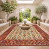 Multi Color ful Flat-Weave Wool Kilim 10' 4" x 12' 7" ft / 315 x 383 cm - No. Y39306