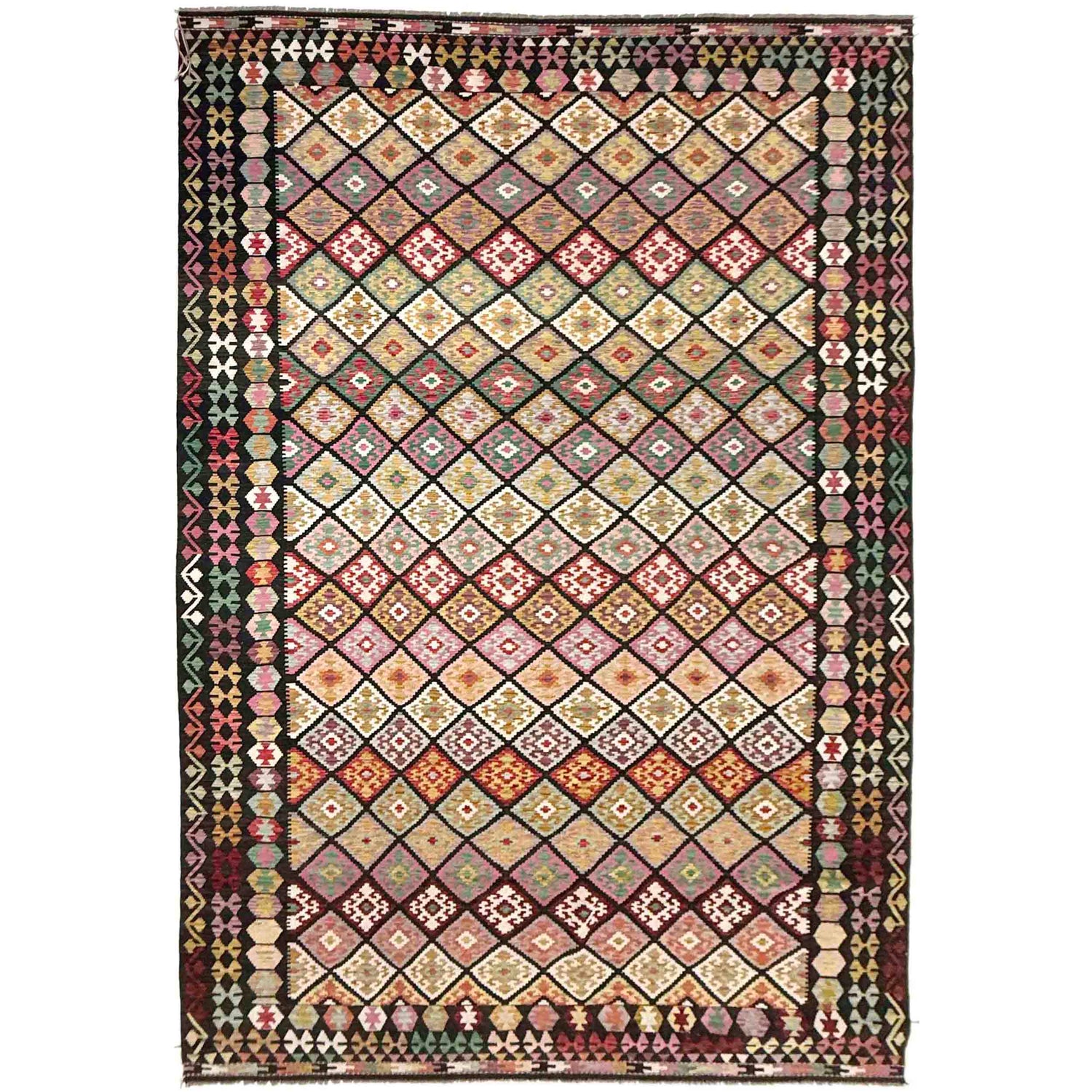 Handmade Vegetable Kilim 9' 9" x 16' 6" ft / 298 x 502 cm - No. Y39307