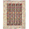 Hand Knotted Afghan Style Kilim 13' 3" x 18' 10" ft / 403 x 575 cm - No. Y39309