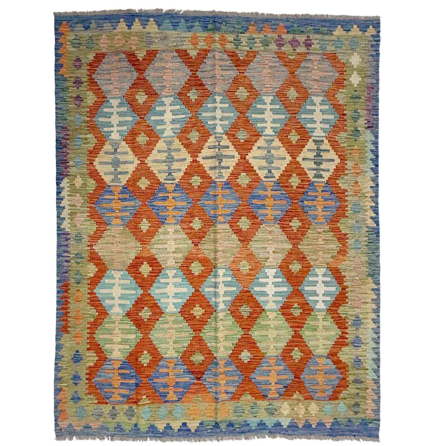 Medium Size Chobi Kilim 5' 11" x 7' 9" ft / 181 x 236 cm - No. Y39312