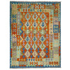 Hand Knotted Flatweave Kilim 5' 8" x 7' 8" ft / 173 x 234 cm - No. Y39313