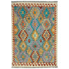 Handmade Vegetable Kilim 4' 0" x 5' 11" ft / 122 x 180 cm - No. Y39323