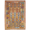 Handmade Turkish Design Wool Kilim 5' 8" x 7' 9" ft / 173 x 236 cm - No. Y39329