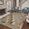 Hand Knotted Flatweave Kilim 5' 11" x 7' 10" ft / 181 x 240 cm - No. Y39331