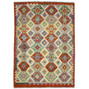 Handmade Afghan Vegetable Kilim 5' 9" x 8' 1" ft / 176 x 247 cm - No. Y39332