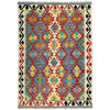 Hand Woven Wool Kelim 4' 3" x 6' 3" ft / 130 x 190 cm - No. Y39338
