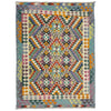 Hand Knotted Flatweave Kilim 4' 3" x 6' 3" ft / 130 x 191 cm - No. Y39345