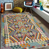Hand Knotted Flatweave Kilim 4' 3" x 6' 3" ft / 130 x 191 cm - No. Y39345