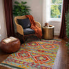 Handmade Vegetable Kilim 3' 3" x 4' 11" ft / 99 x 149 cm - No. Y39369