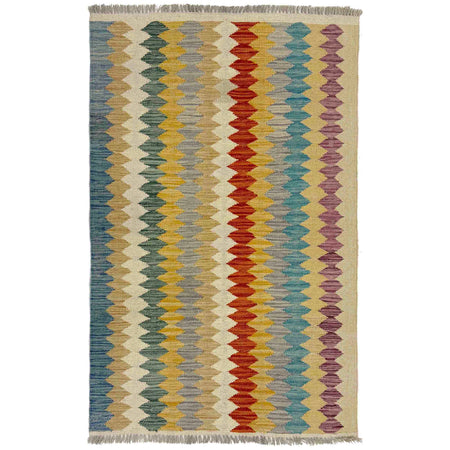 Small Size Chobi Kilim 2' 7" x 4' 3" ft / 80 x 130 cm - No. Y39382