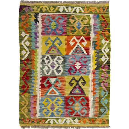 Small Size Chobi Kilim 2' 9" x 3' 10" ft / 84 x 117 cm - No. Y39383
