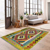 Handmade Afghan Vegetable Kilim 2' 11" x 4' 4" ft / 90 x 133 cm - No. Y39387