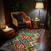 Handmade Vegetable Kilim 2' 6" x 4' 2" ft / 77 x 126 cm - No. Y39394