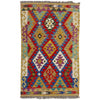 Hand Woven Wool Kelim 2' 7" x 4' 4" ft / 80 x 132 cm - No. Y39399