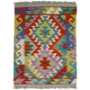 Handmade Vegetable Kilim 2' 0" x 2' 8" ft / 60 x 82 cm - No. Y39408