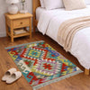 Handmade Vegetable Kilim 2' 0" x 2' 8" ft / 60 x 82 cm - No. Y39408