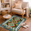 Handmade Turkish Design Wool Kilim 1' 11" x 2' 8" ft / 59 x 82 cm - No. Y39417