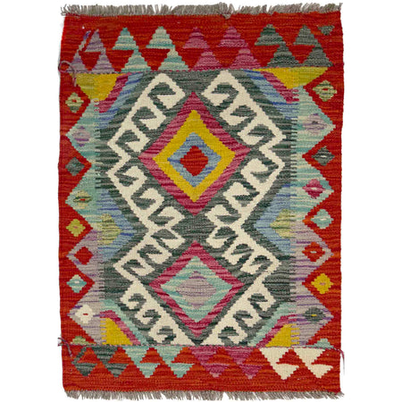 Small Size Chobi Kilim 2' 2" x 2' 10" ft / 65 x 87 cm - No. Y39421