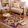 Handmade Afghan Vegetable Kilim 2' 0" x 3' 1" ft / 61 x 93 cm - No. Y39423