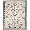 Pakistani Embroidery Kilim 8' 8" x 11' 10" ft / 264 x 360 cm - No. Y39435