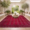 Hand Knotted Bokhara Carpet 10' 0" x 11' 11" ft / 304 x 362 cm - No. Y39436