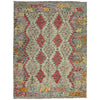 Hand Woven Wool Kelim 5' 1" x 6' 6" ft / 155 x 198 cm - No. Y39444
