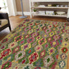 Handmade Turkish Design Wool Kilim 5' 3" x 6' 7" ft / 159 x 201 cm - No. Y39447