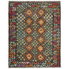 Hand Woven Wool Kelim 4' 3" x 5' 10" ft / 130 x 179 cm - No. Y39451