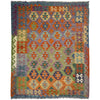 Handmade Turkish Design Wool Kilim 5' 9" x 8' 0" ft / 176 x 245 cm - No. Y39469