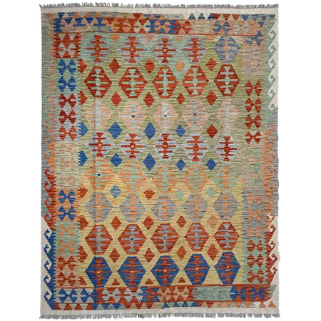 Medium Size Chobi Kilim 6' 2" x 7' 10" ft / 187 x 240 cm - No. Y39471