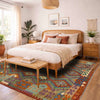 Hand Woven Wool Kelim 5' 9" x 8' 1" ft / 176 x 246 cm - No. Y39480