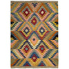 Hand Made Afghan Kilim 4' 3" x 6' 0" ft / 130 x 184 cm - No. Y39485