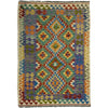 Handmade Vegetable Kelim 4' 2" x 6' 6" ft / 127 x 199 cm - No. Y39488