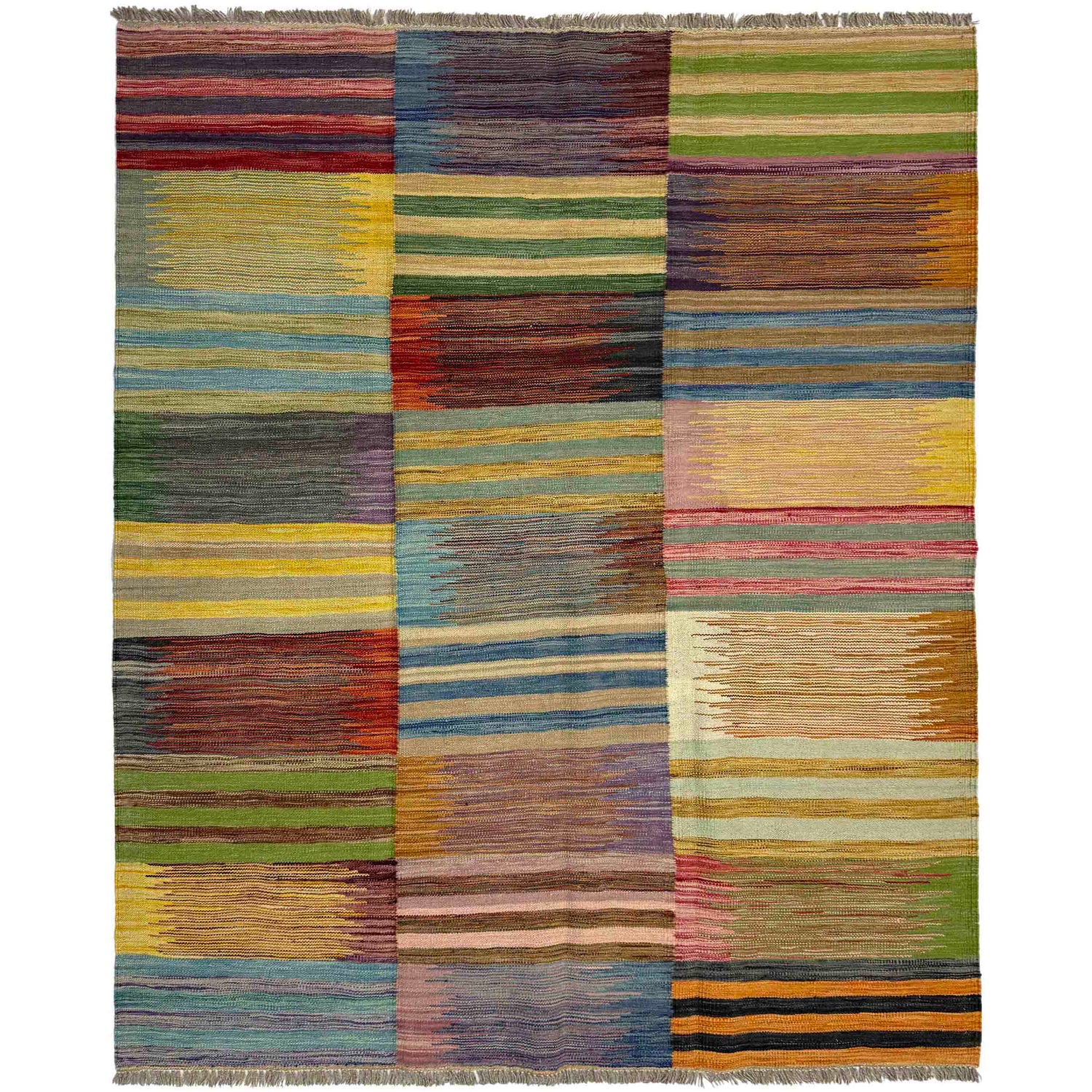 Medium Size Chobi Kilim 4' 9" x 6' 6" ft / 144 x 198 cm - No. Y39489