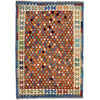 Handmade Turkish Design Wool Kilim 5' 10" x 8' 1" ft / 179 x 246 cm - No. Y39501